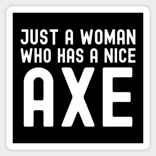 Axe Throwing Sticker